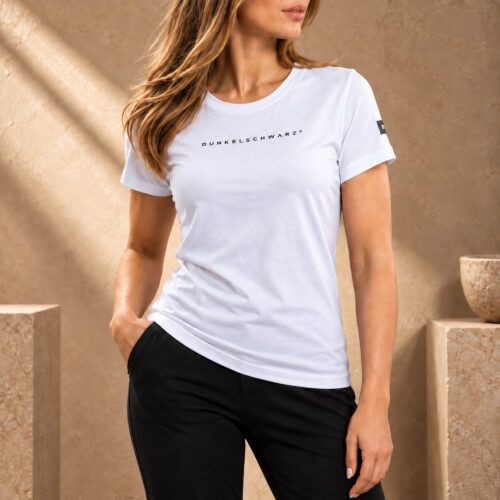 Da-T-Shirt W-1 LOGO white