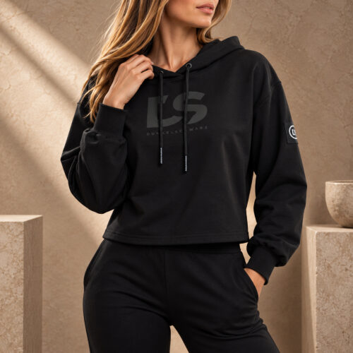 Da-Hoodie oversize W-3 DSFULL PLA black