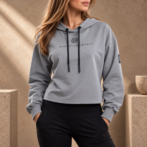 Da-Hoodie oversize W-3 ROLLUP silver