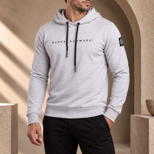 Hoody DS-3 LOGO23 lightgrey/m.