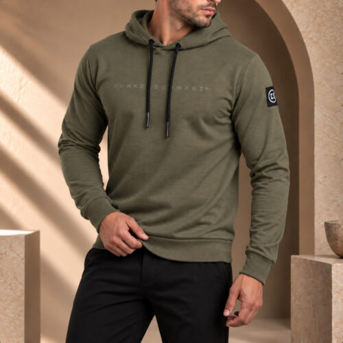Hoody DS-3 LOGO23 oliv/OLIV
