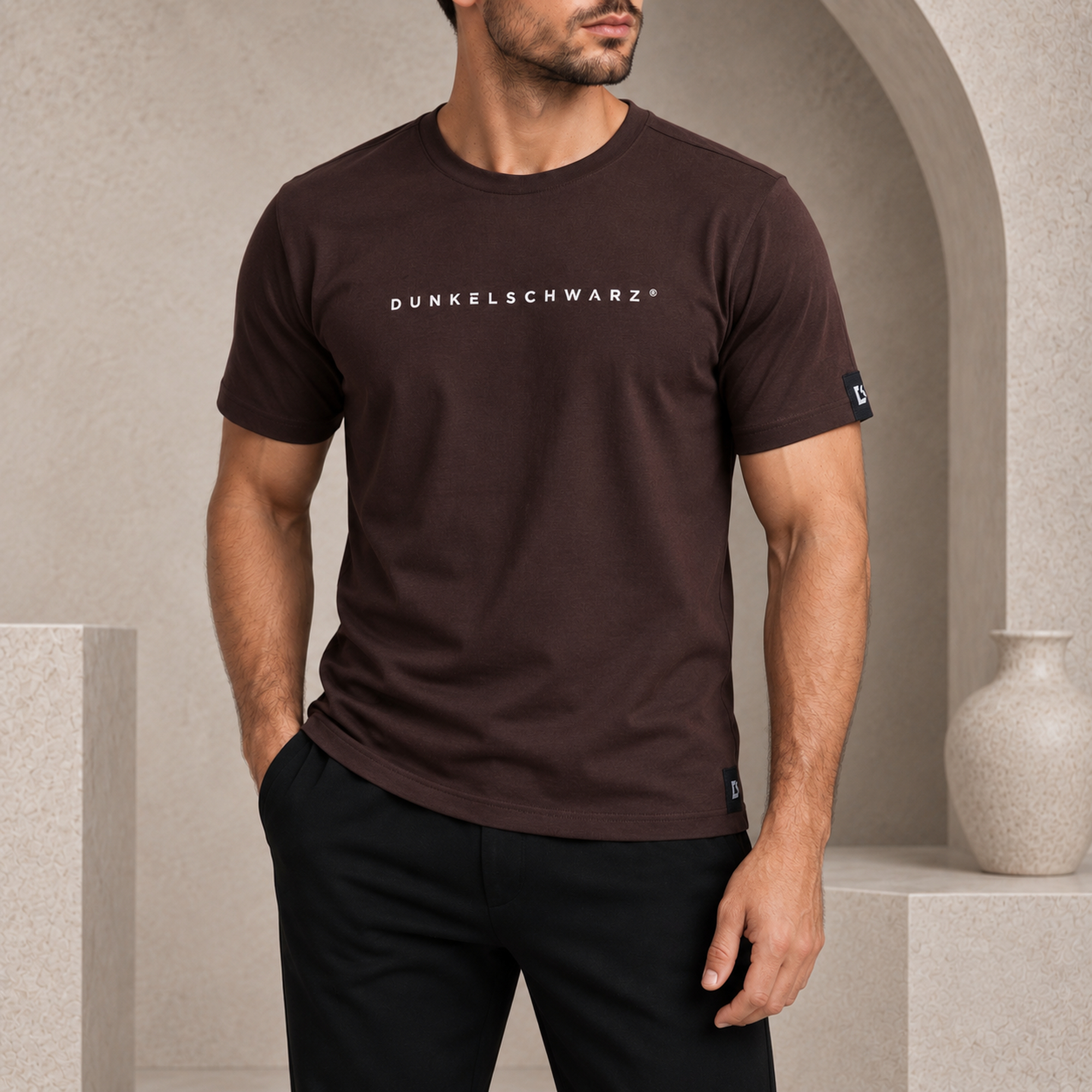 T-Shirt DS-1 LOGO23 PLA chocolate