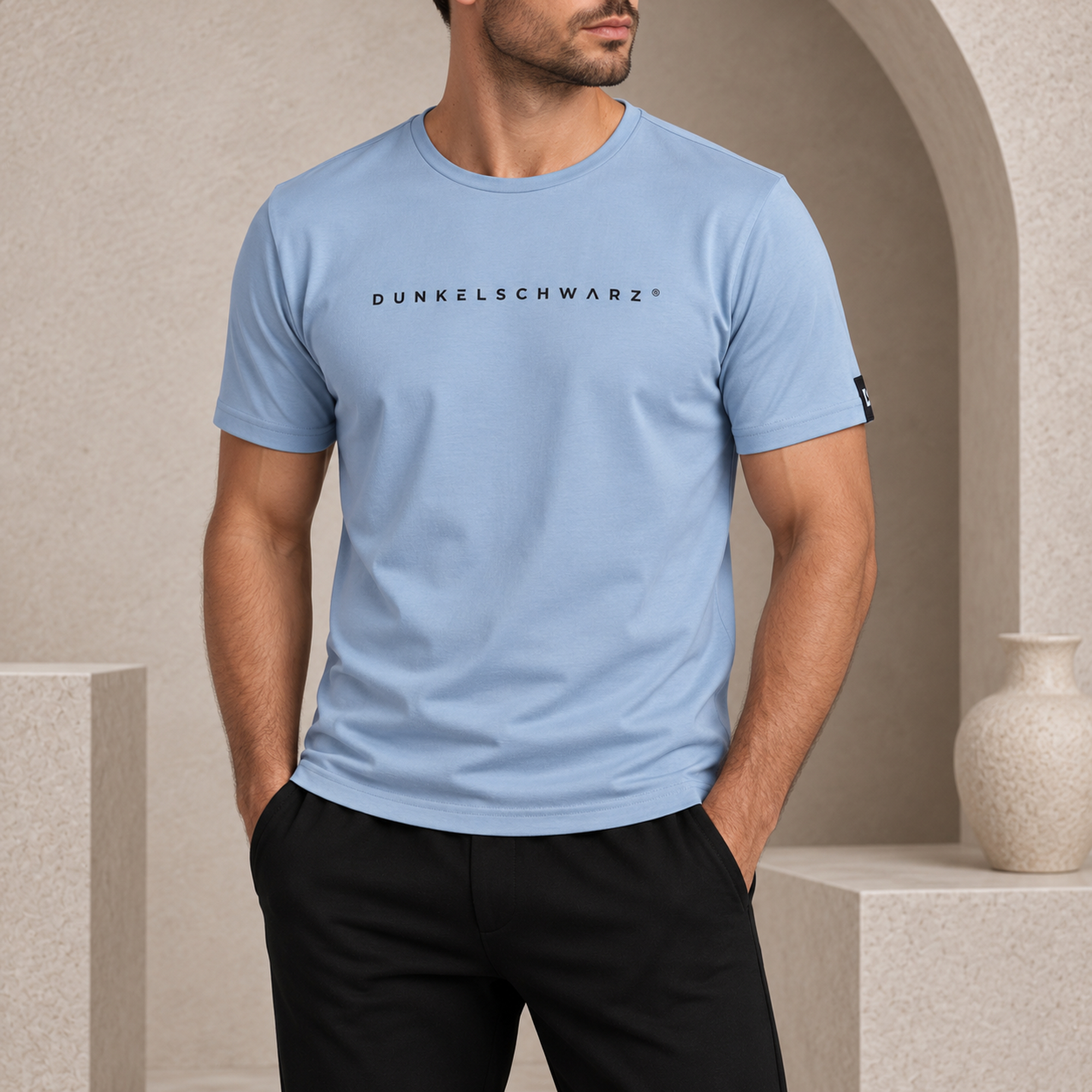 T-Shirt DS-1 LOGO23 PLA lightblue