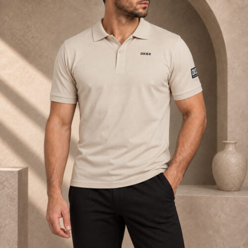 Poloshirt DS-61 PETIT sand