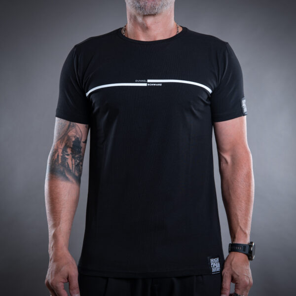 T-Shirt DS-1 DOUBLELINE black/White