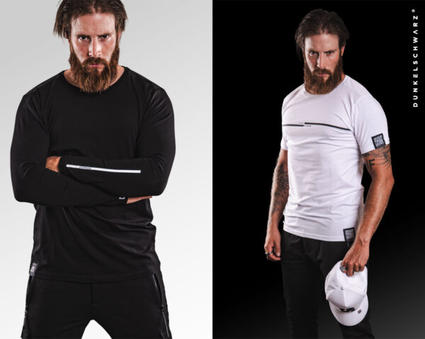 Langarmshirt DS-2 LIGNENEW black – Bild 2