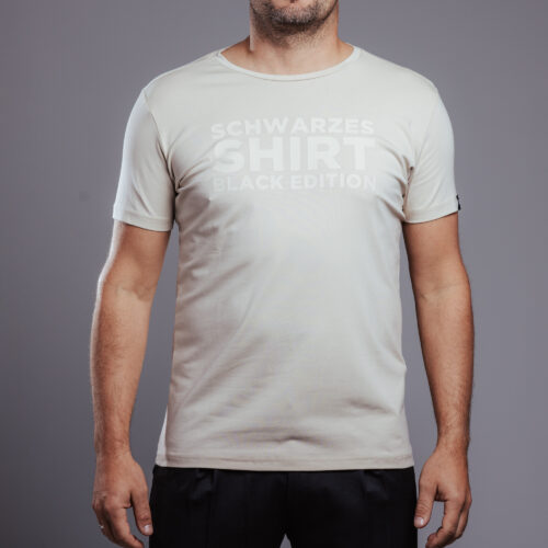 T-Shirt DS-1 SCHWARZ sand/SAND