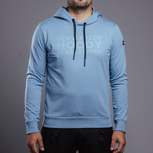 Hoody DS-3 SCHWARZ lightblue/lgb