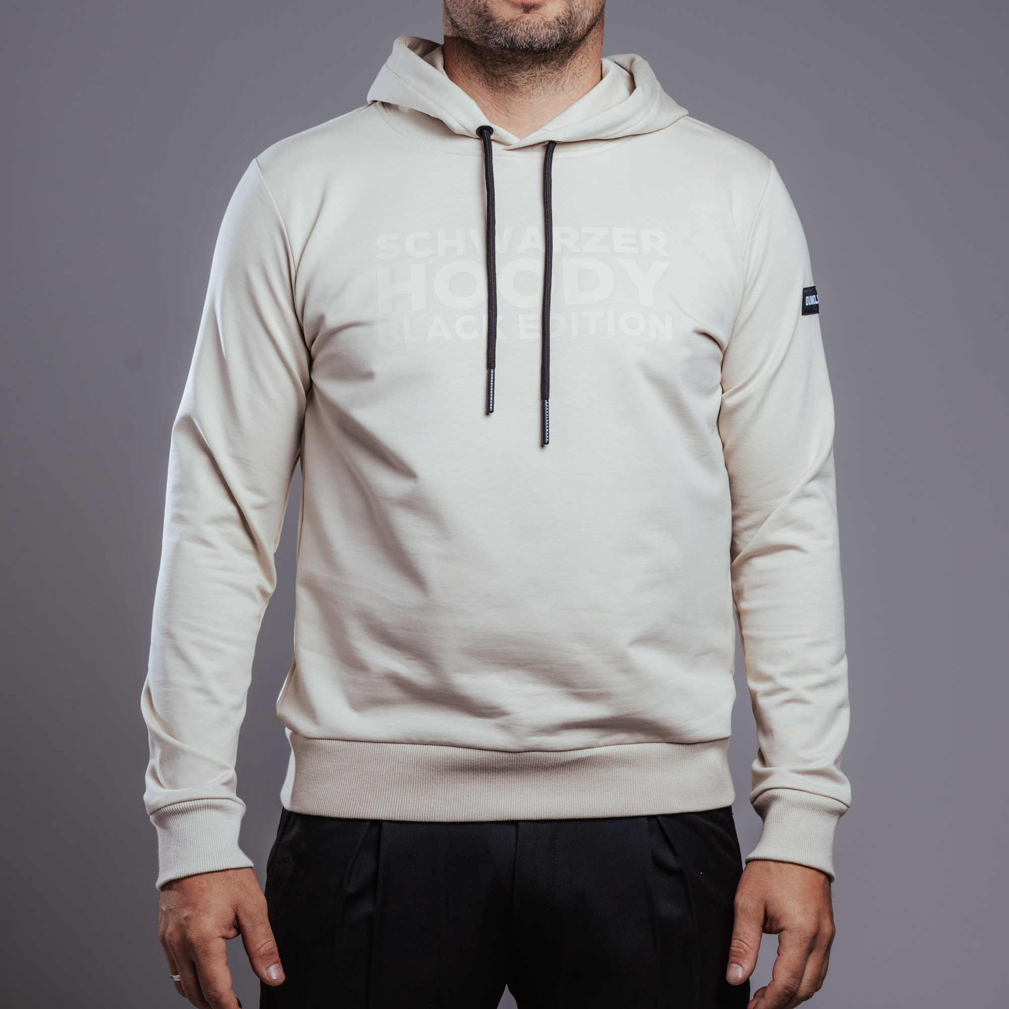 Hoody DS-3 SCHWARZ sand/SAND