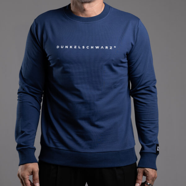Sweatshirt DS-5 LOGO blue/WHITE