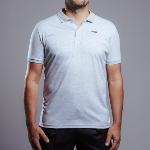 Poloshirt DS-61 PETIT lightgrey/m.
