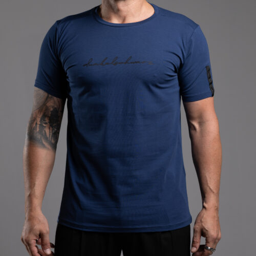 T-Shirt DS-1 CURVED blue