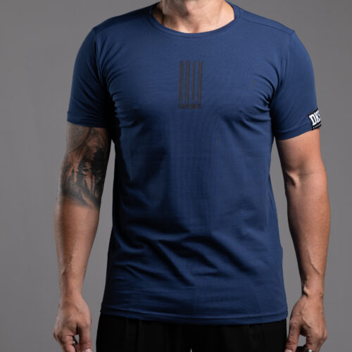 T-Shirt DS-1 LONGSTRIPES blue