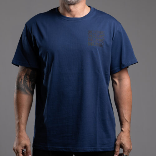 Oversize T-Shirt DS-100 4LINES blue
