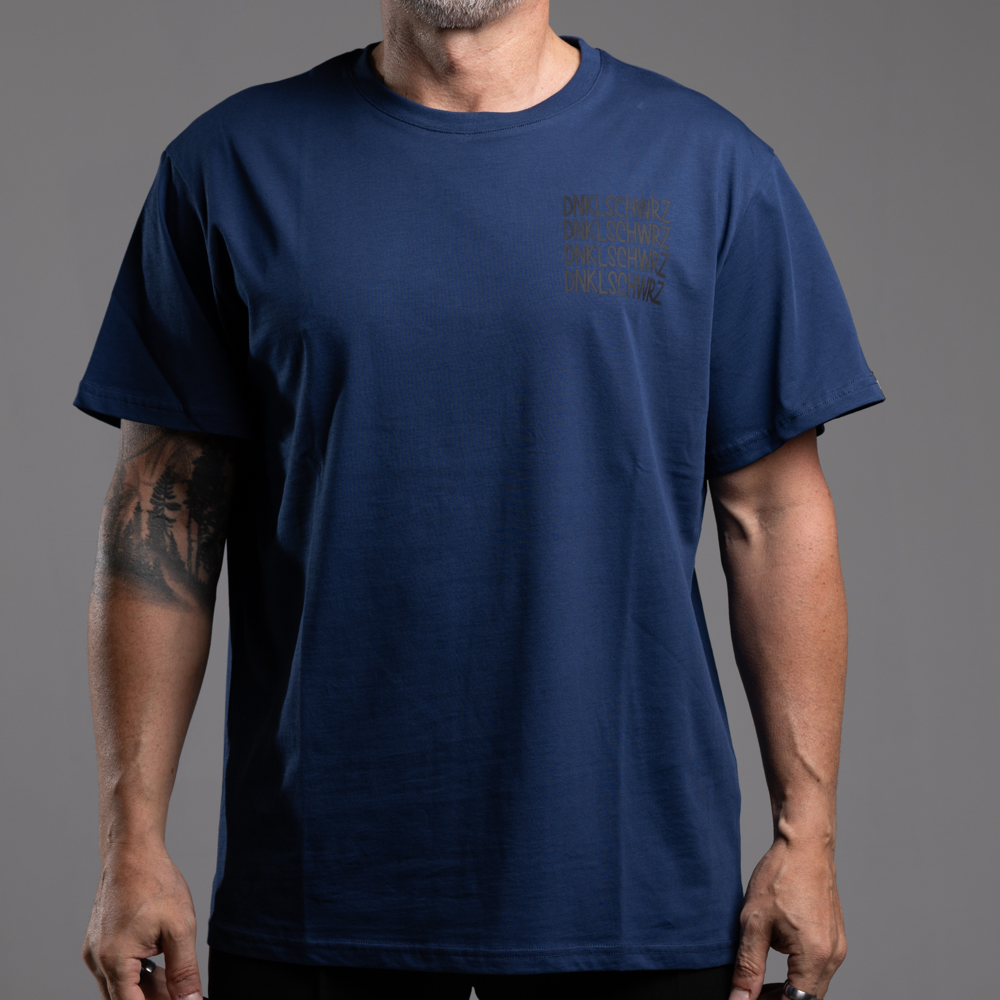 Oversize T-Shirt DS-100 4LINES blue