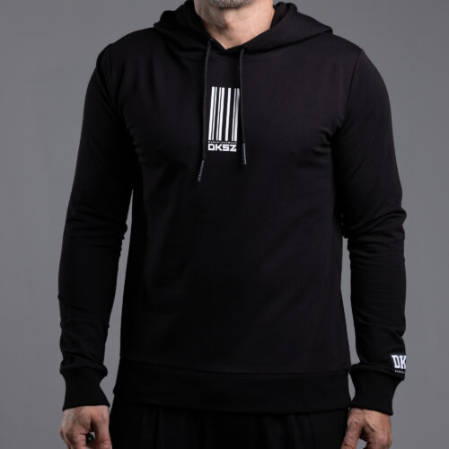 Hoody DS-3 LONGSTRIPES black