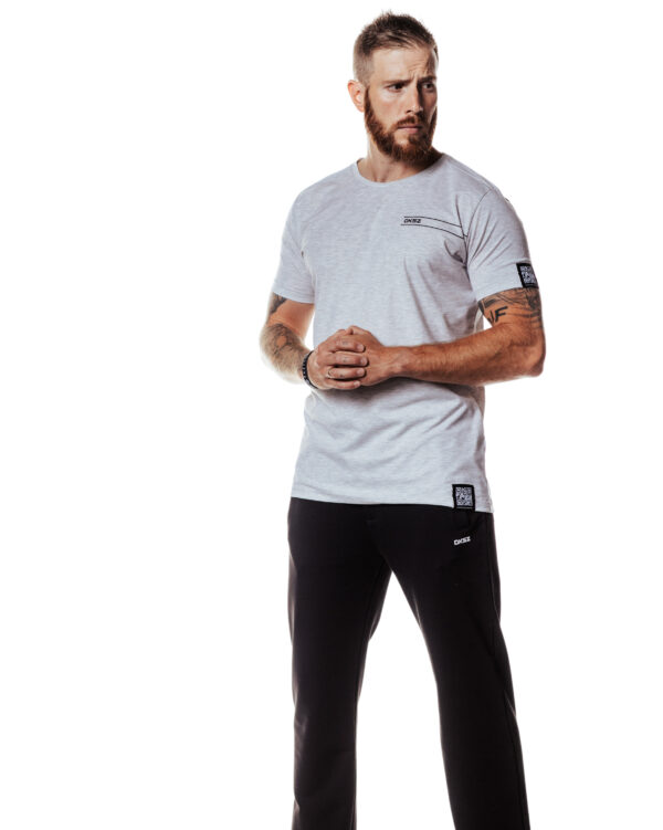 T-Shirt DS-1 HBDKSZ lightgrey/m. – Bild 2