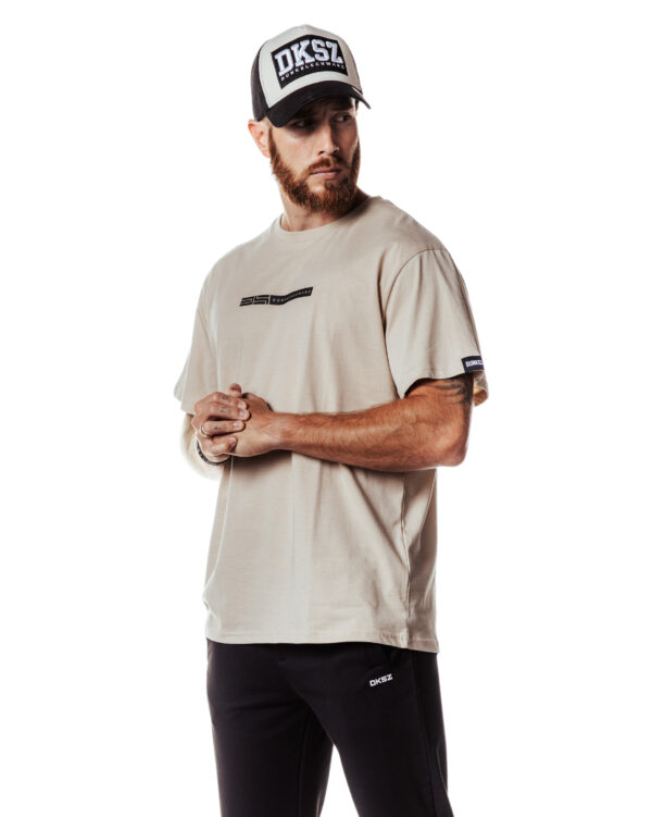 Oversize T-Shirt DS-100 WEB sand – Bild 2