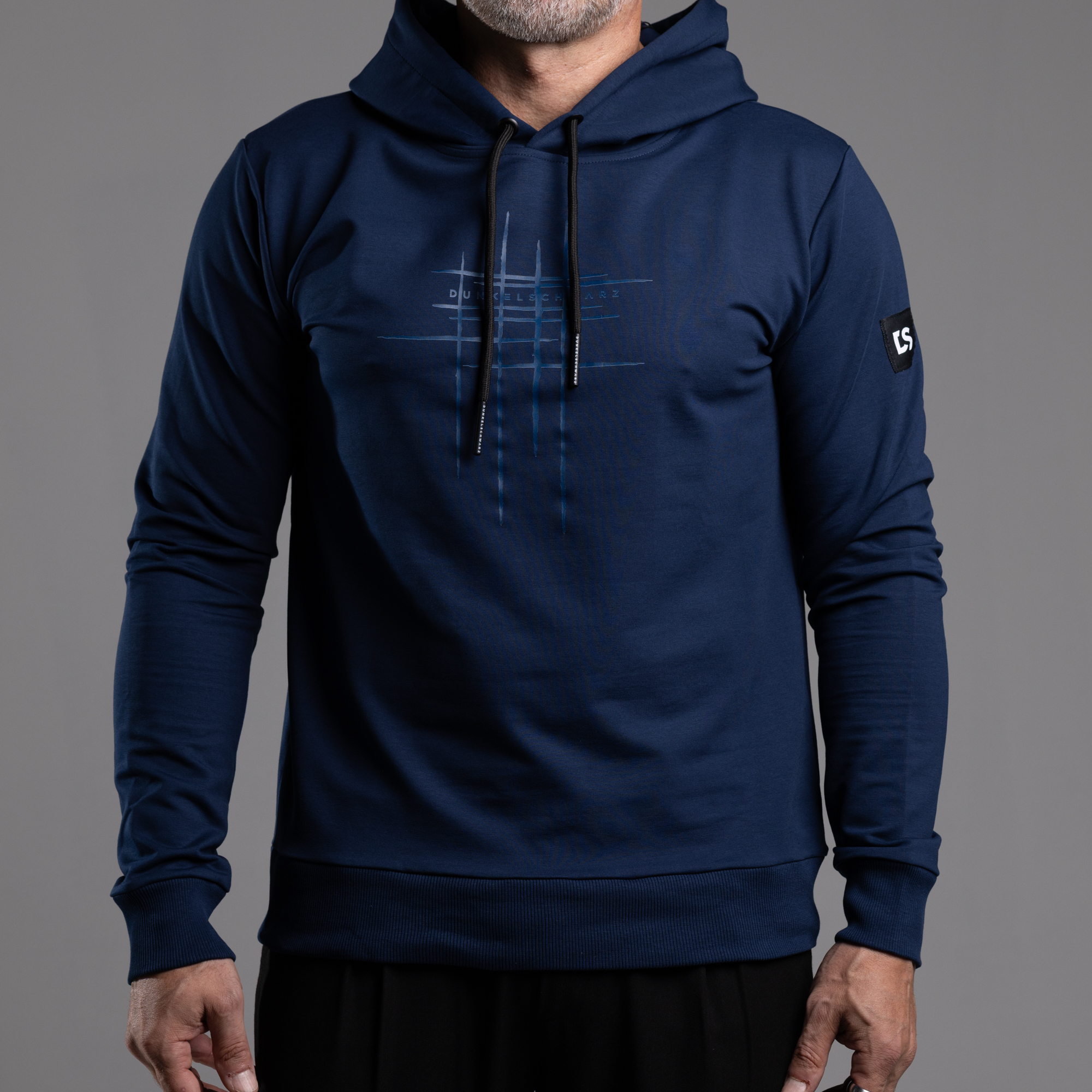 Hoody DS-3 GRID TIT blue/BLUE