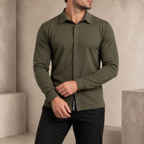Hemd-Langa. DS-602 MINICHEST oliv