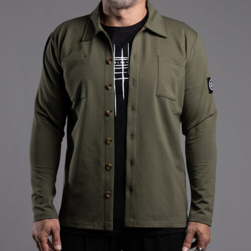 Overshirt-Knopf DS-612 oliv