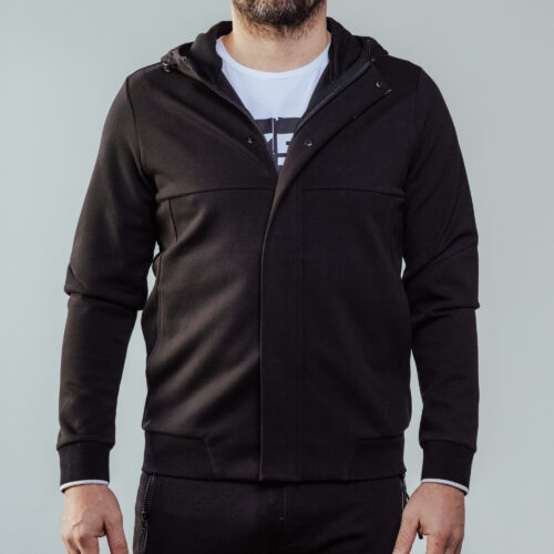 Hooded-Zipjacket DS-PROMO black