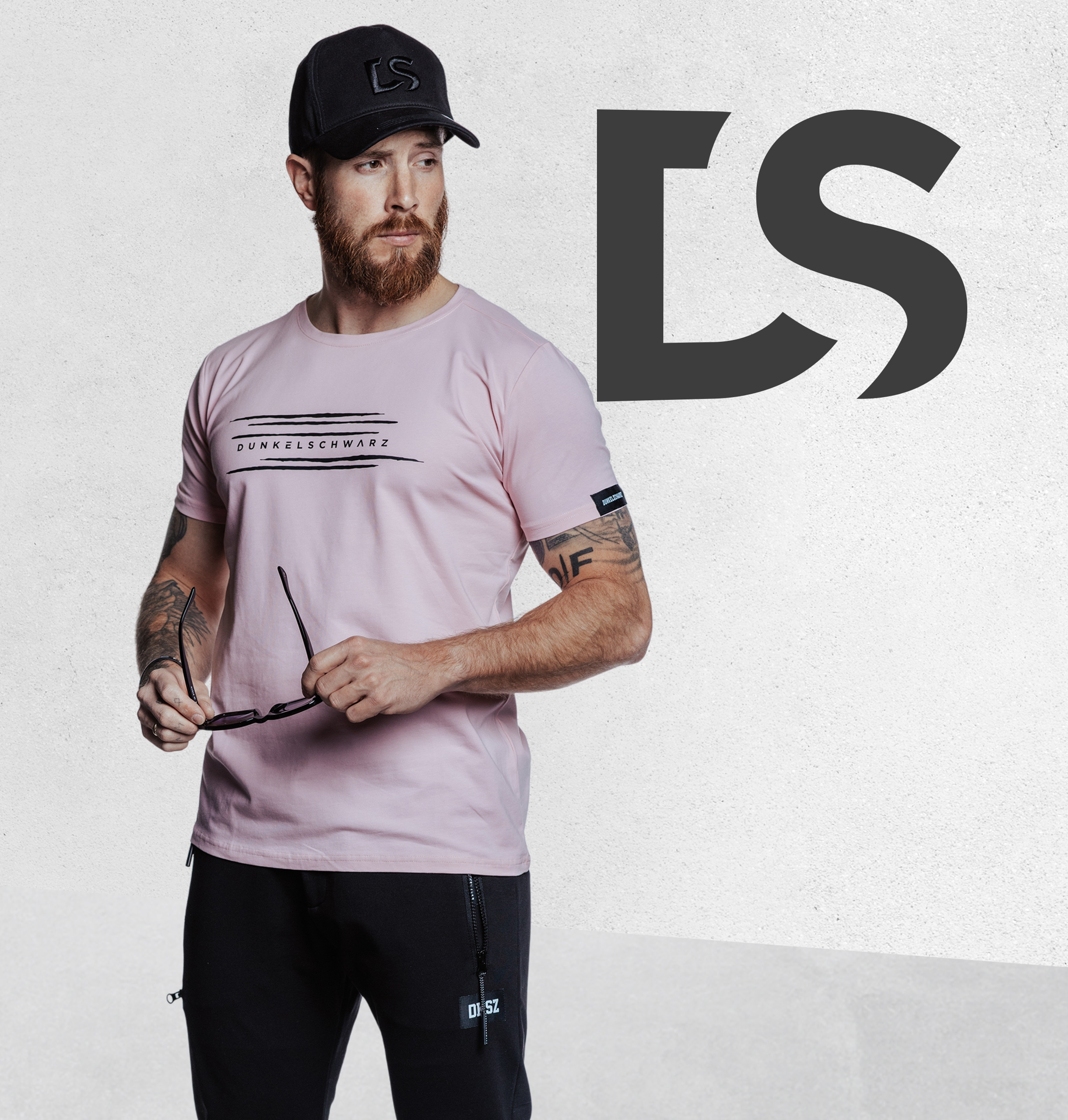 T-Shirt DS-1 LINES rose – Bild 2