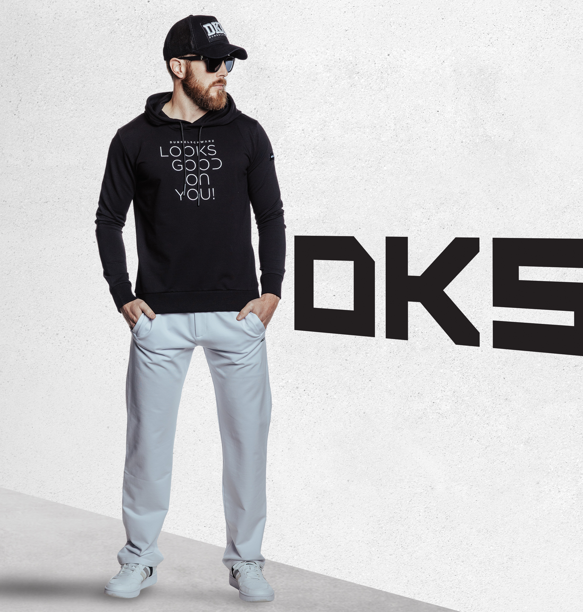 Hoody DS-3 GOOD black – Bild 2