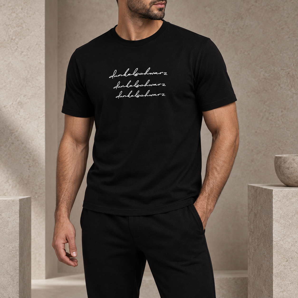 T-Shirt DS-1 3CURVED black