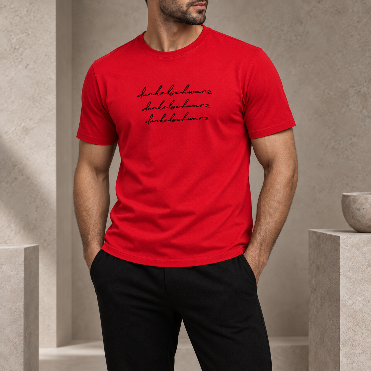 T-Shirt DS-1 3CURVED red