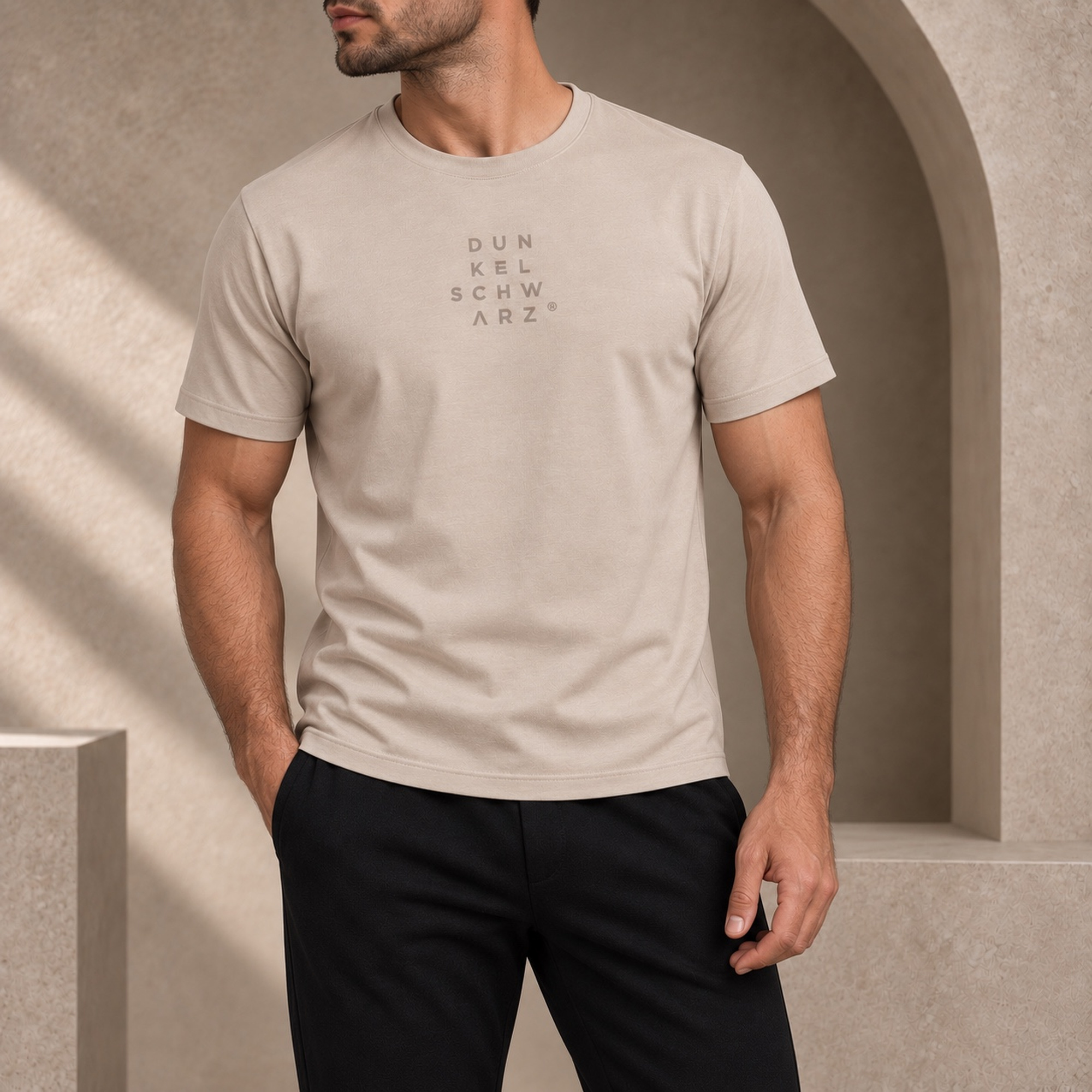 T-Shirt DS-1 LFBACK nougat – Bild 3