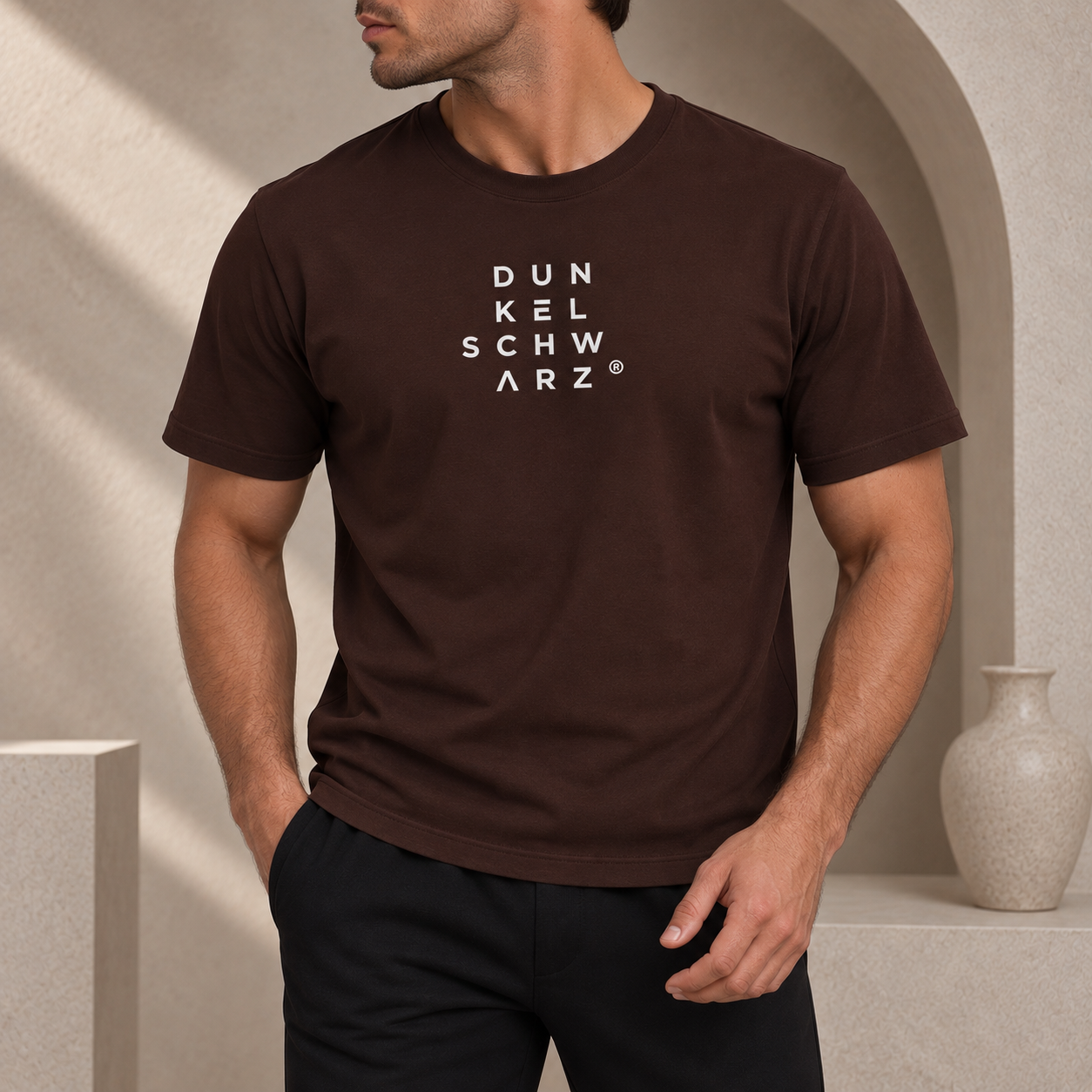 T-Shirt DS-1 LOOK chocolate