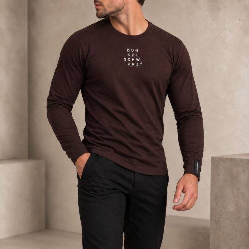 Langarmshirt DS-2 LOOKMINI chocolate