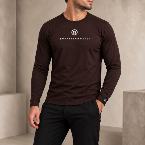 Langarmshirt DS-2 ROLLUP26 chocolate