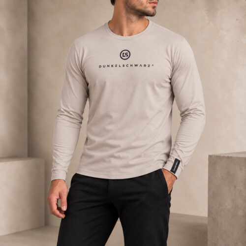 Langarmshirt DS-2 ROLLUP26 nougat