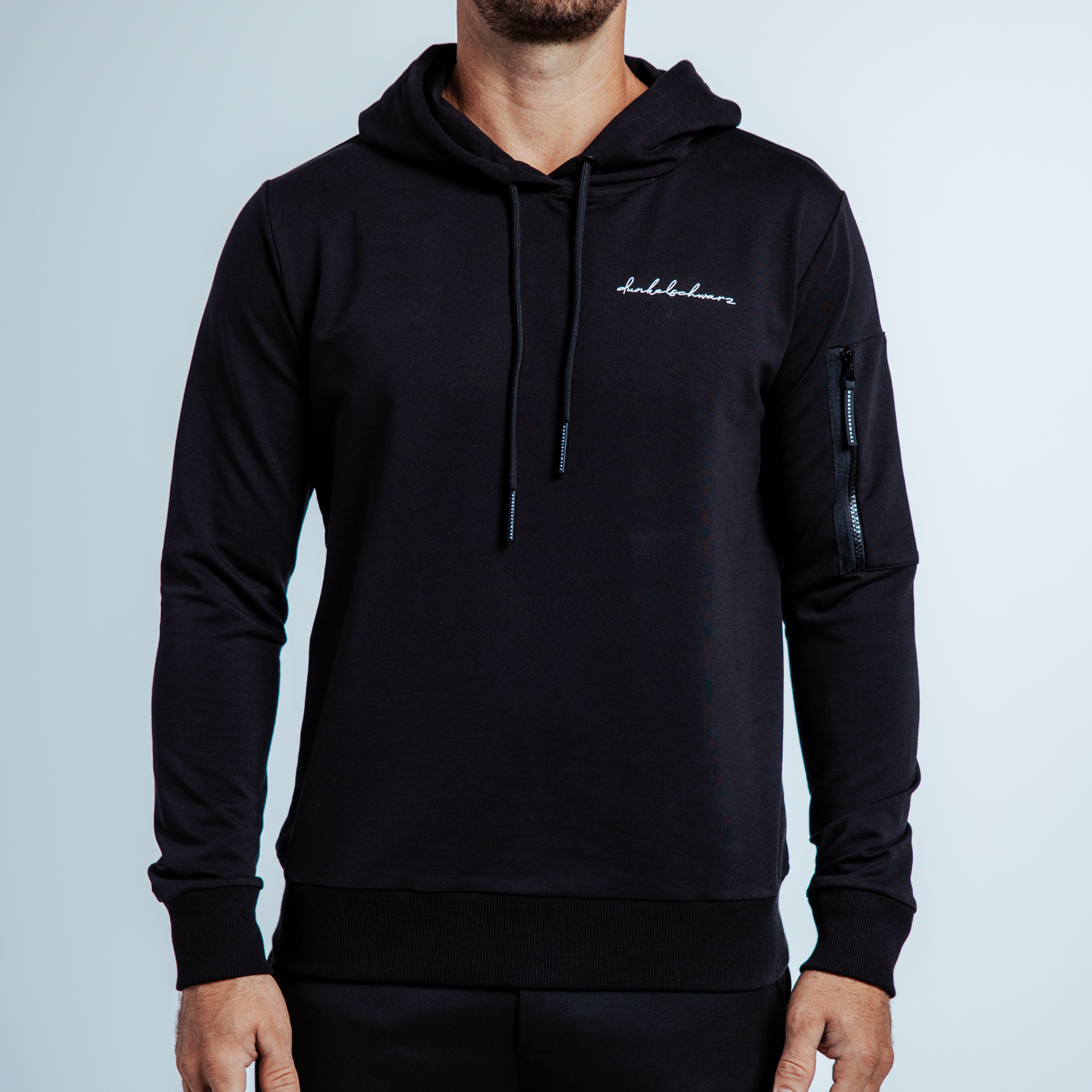 Hoody DS-3 CURVEDZIP black