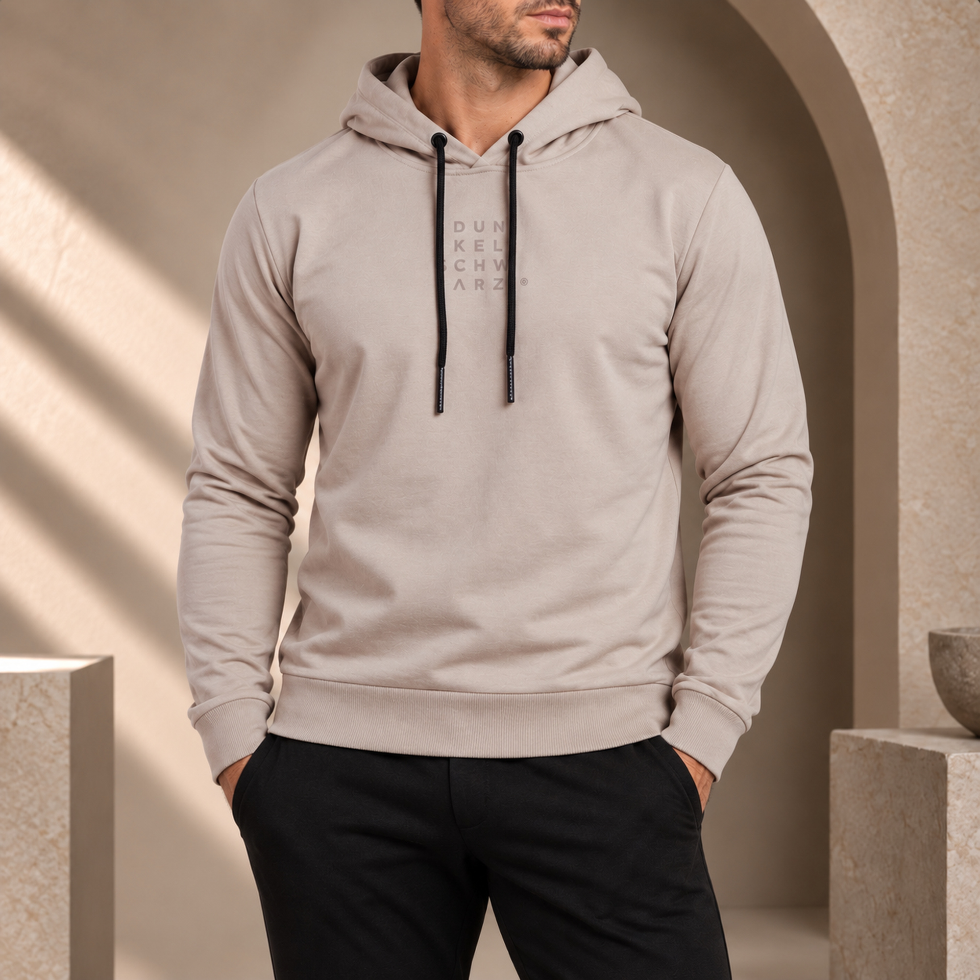 Hoody DS-3 LFBACK nougat – Bild 2