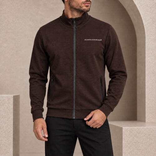 Zipjacke DS-PILO chocolate
